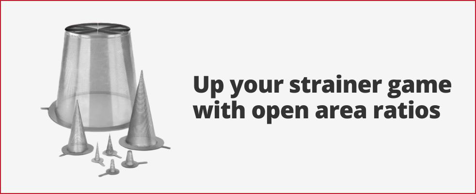 Open Area Ratios and How They Affect Strainer Performance