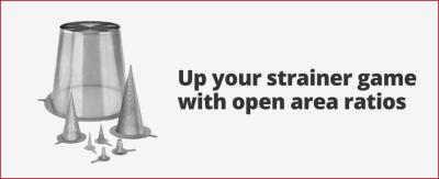 Open Area Ratios and How They Affect Strainer Performance